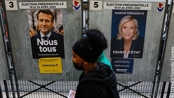 В России спрогнозировали результаты выборов во Франции 