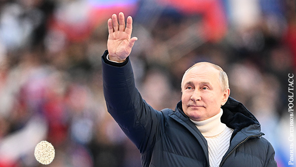 Политолог объяснила продолжающийся рост рейтинга Владимира Путина