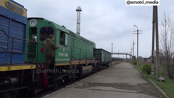 В Запорожской области запустили железнодорожную ветку, соединяющую Донбасс и Крым
