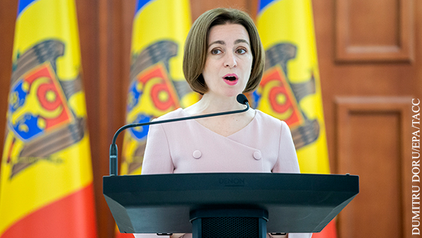 Президент Молдавии утвердила запрет на георгиевскую ленту