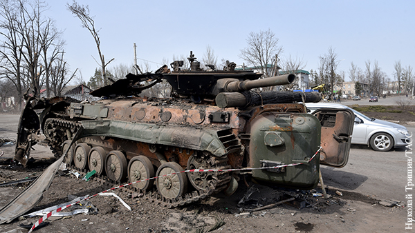 Колонна из восьми танков ВСУ уничтожена в Харьковской области