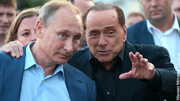Берлускони посетовал на отсутствие способных вести переговоры с Путиным лидеров