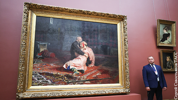 Восстановленную после атаки вандала картину Репина вернули в Третьяковскую галерею