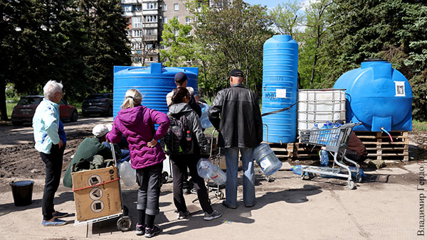 В ДНР объяснили причину острой нехватки воды в республике