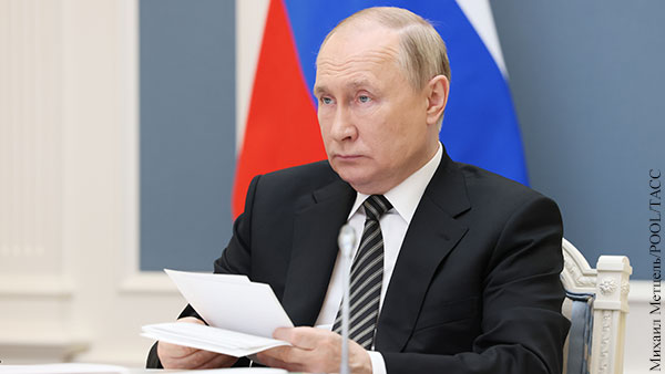 Путин: Шаги Запада после начала СВО усугубили ситуацию с продовольствием