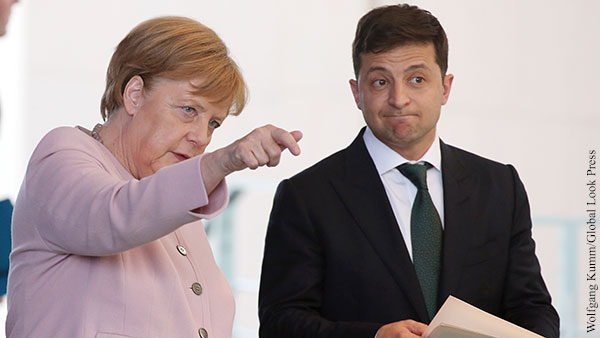 Немецкие СМИ сообщили о «язвительном выпаде» Зеленского в адрес Меркель