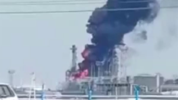 На нефтеперерабатывающем заводе в Ростовской области произошел пожар