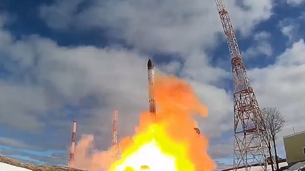 В России началось производство серийных ракет «Сармат»
