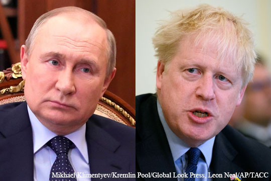 Джонсон усмотрел связь между спецоперацией на Украине и полом Путина