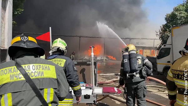 Пожар на оборонном НПП «Темп» в Москве произошел в результате поджога