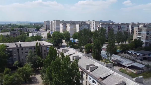 Минобороны опубликовало видео из освобожденного Лисичанска