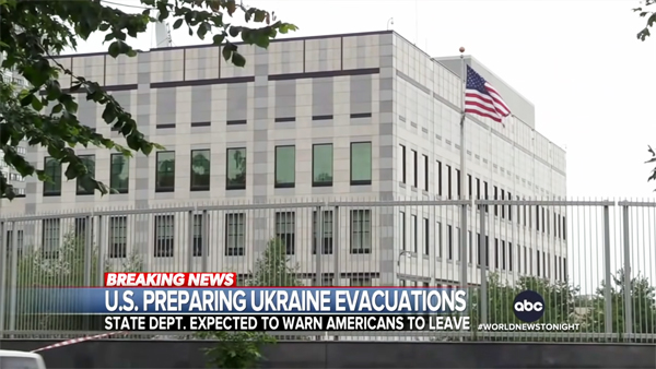 Посольство США в Киеве призвало американцев срочно покинуть Украину