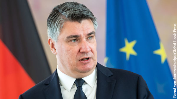 Президент Хорватии признал опасность плохих отношений с Россией