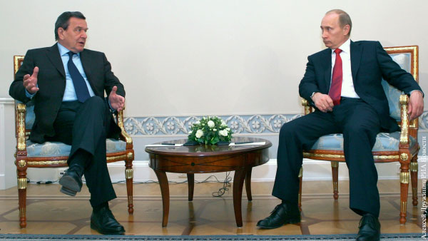 Договорится ли Шредер с Путиным о газе