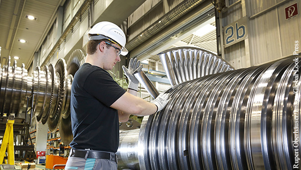 Газпром: Siemens устранила не более четверти неисправностей на турбинах «Северного потока»