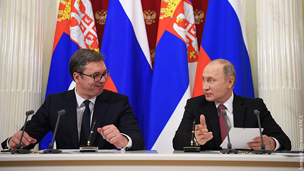 В Кремле пообещали поддержку Сербии в ситуации вокруг Косово