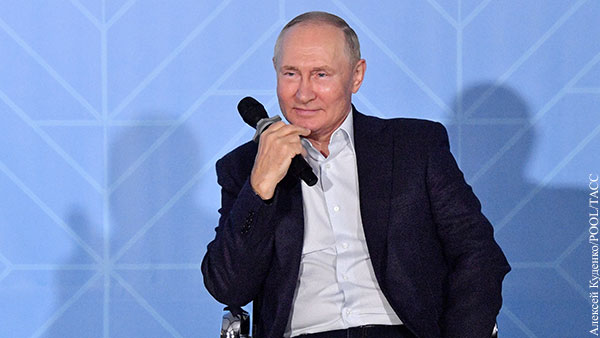 Путин назвал Россию страной «восходящего солнца» 
