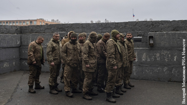 Первых сдавшихся союзным силам украинских военных отпустили в Харьковской области