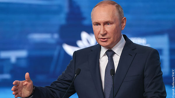 Путин: Качество жизни людей в Европе бросается в топку ради сохранения мировой диктатуры США