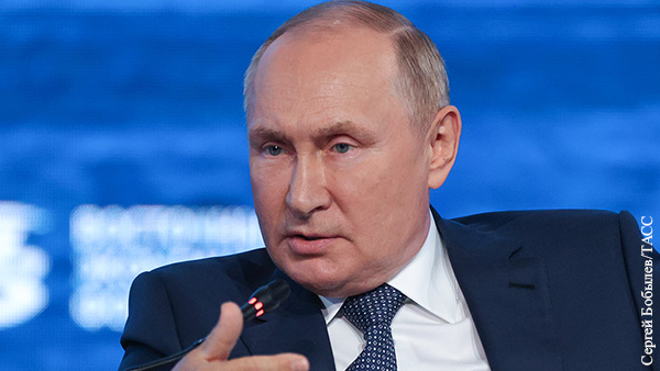 Путин назвал бредом попытки ограничить цены на энергоресурсы из России