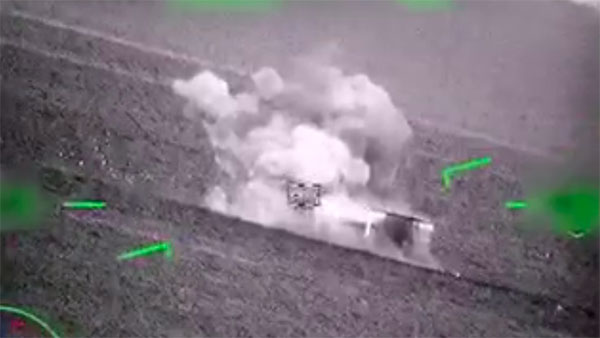Минобороны показало уничтожение вертолетами Ка-52 морского десанта ВСУ в районе ЗАЭС