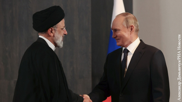 Путин и президент Ирана посмеялись над США и ЕС