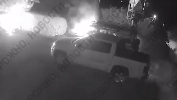 Автомобиль телеведущего Дмитрия Киселева сожгли в Крыму