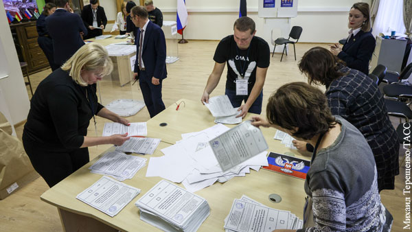 Озвучены результаты голосования на участках в России жителей ЛДНР и освобожденных территорий