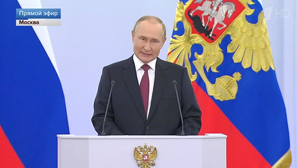 Путин заявил об однозначных результатах референдумов в Донбассе и на освобожденных территориях
