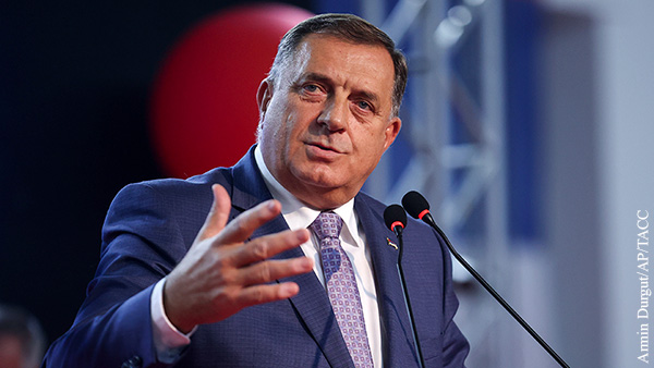 Додик выиграл выборы президента Республики Сербской