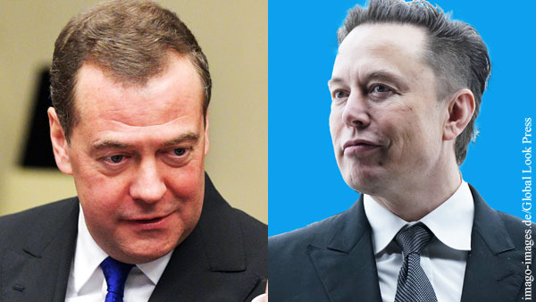 Медведев пошутил о внеочередном офицерском звании для Маска
