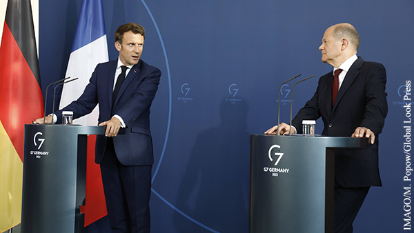 Bloomberg: У Парижа и Берлина возникли принципиальные разногласия