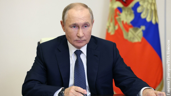 Путин назвал заказчиков и исполнителей теракта на Крымском мосту