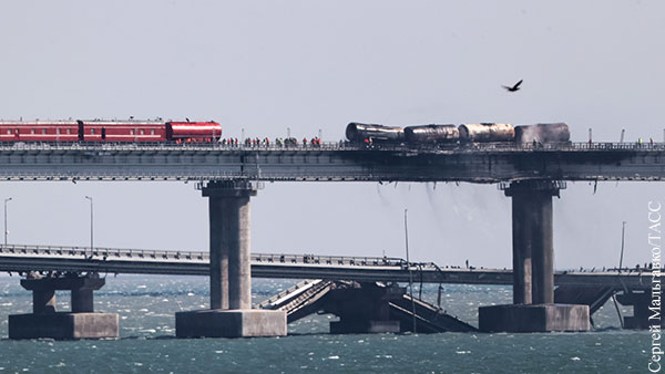 Сенатор Долгов заявил о соучастии Запада в теракте на Крымском мосту