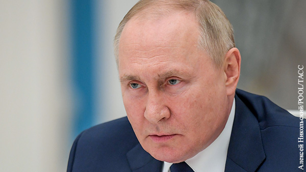 Путин назвал ЧП на «Северных потоках» актом международного терроризма