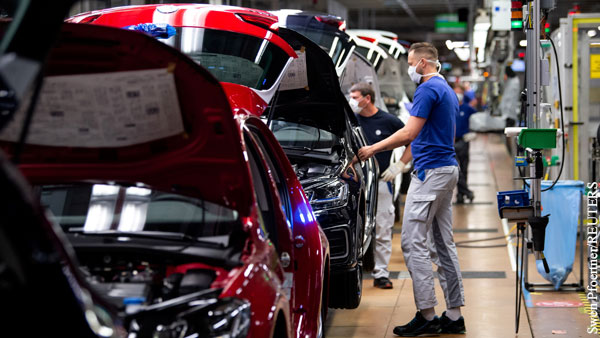 Европе предсказали резкое падение производства автомобилей