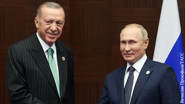 Путин предложил Эрдогану создать газовый хаб в Турции для поставок в Европу