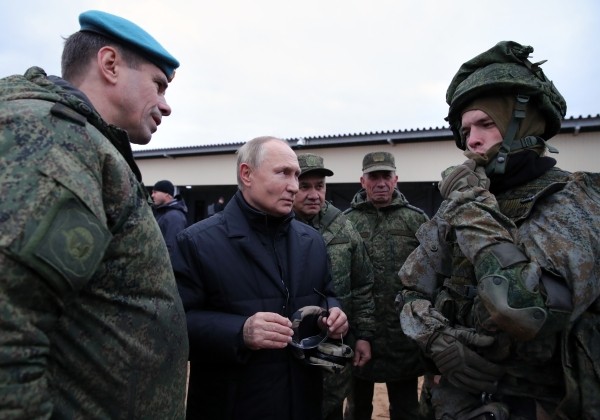 Путин проверил подготовку мобилизованных на полигоне в Рязанской области