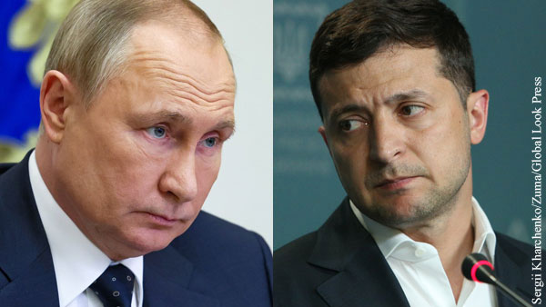 Путин подчеркнул отсутствие у Киева желания вести переговоры