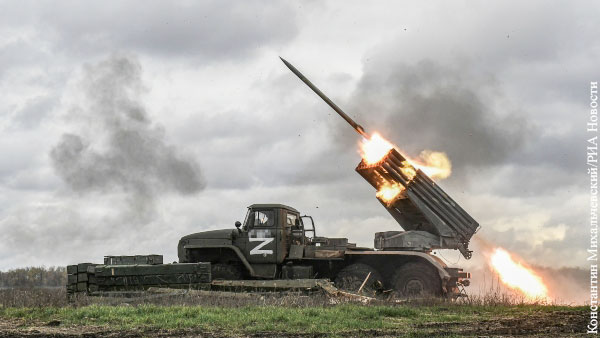 Минобороны: ВС России ведут огонь по противнику на правом берегу Днепра