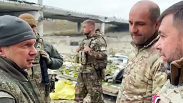 Пушилин и Соловьев встретились с командиром батальона Спарта Жогой в Донецком аэропорту