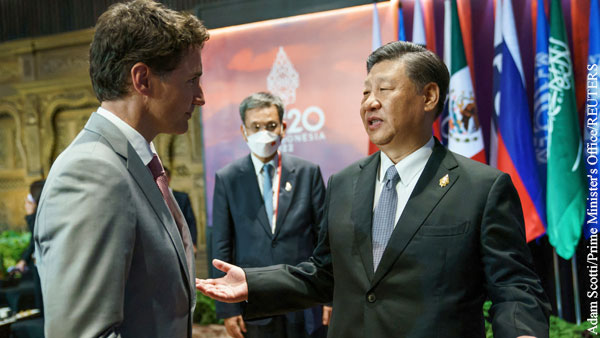 Си Цзиньпин отчитал Трюдо за утечку их разговора в канадские СМИ