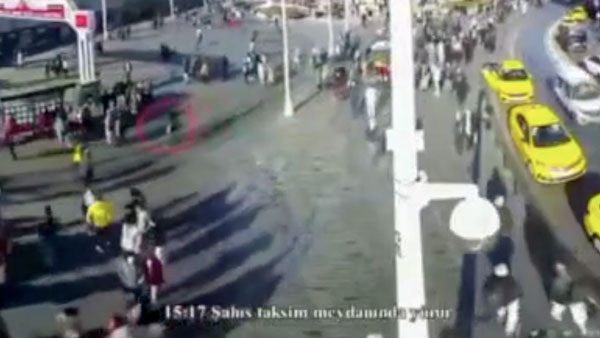 Опубликовано видео закладки бомбы в Стамбуле перед терактом