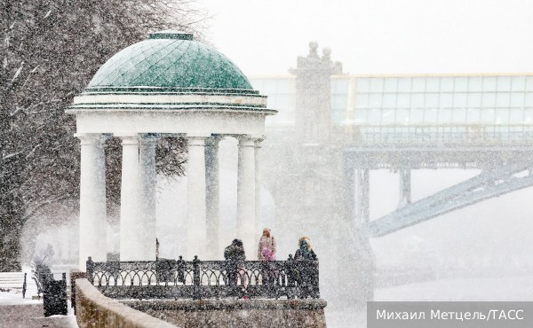 В Москве объявили желтый уровень погодной опасности из-за снегопада