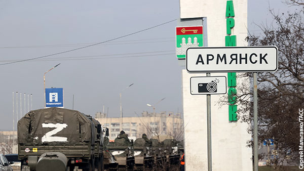 ПВО сработала в Армянске на севере Крыма