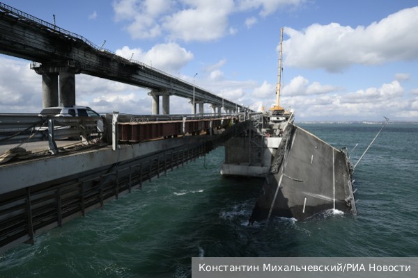 СК: Организаторы теракта на Крымском мосту пока не установлены