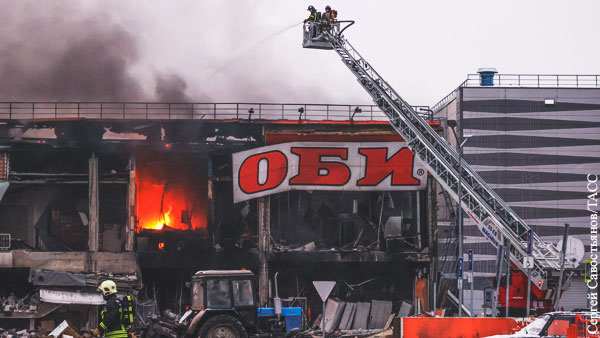 Всероссийский союз страховщиков заявил о рекордном ущербе в 20-30 млрд рублей от пожара в ТЦ «Мега Химки»