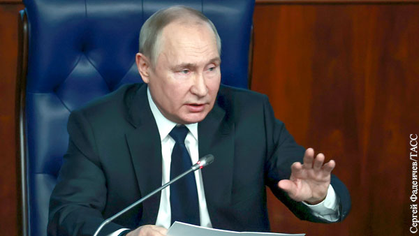 Путин заявил об отсутствии планов по милитаризации экономики России