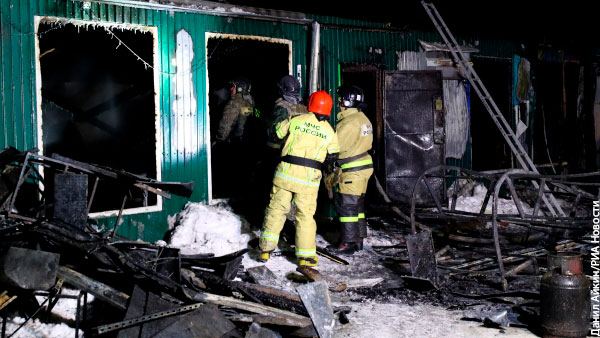 Названа вероятная причина пожара в приюте в Кемерово с 20 погибшими