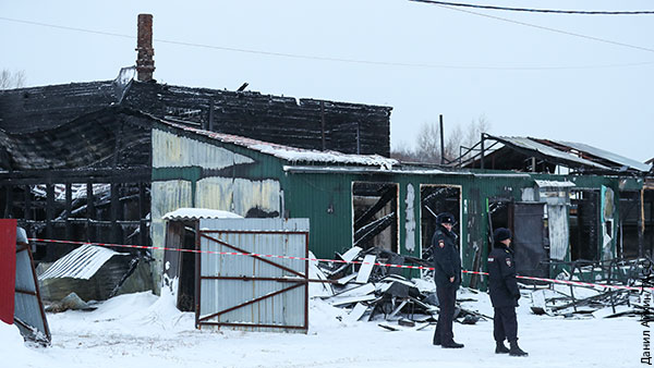 Названа новая версия пожара в доме престарелых в Кузбассе